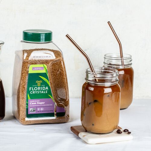 Oat Milk Iced Latte | Florida Crystals